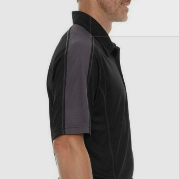 Extreme Eperformance 85089 Navy/White Pique Color-Block Polo Shir… - Picture 4 of 6